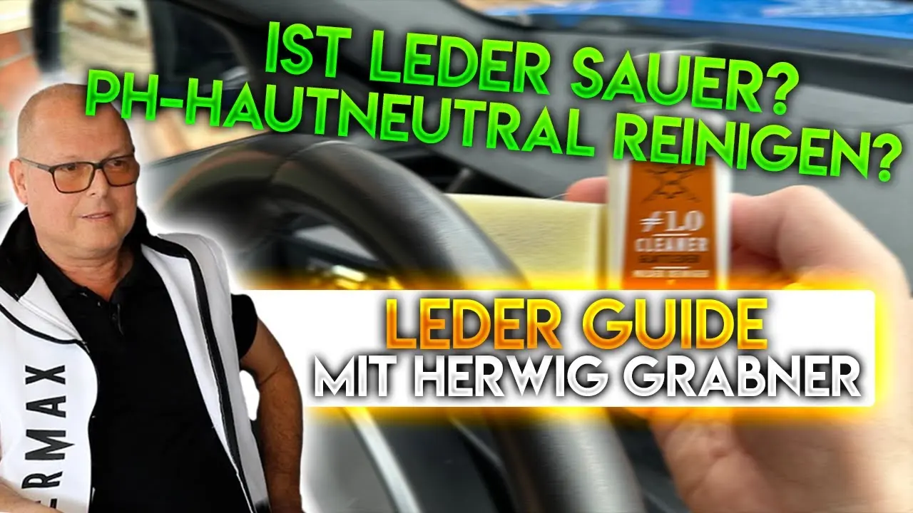 Leder ist sauer und muss sauer gereinigt werden?